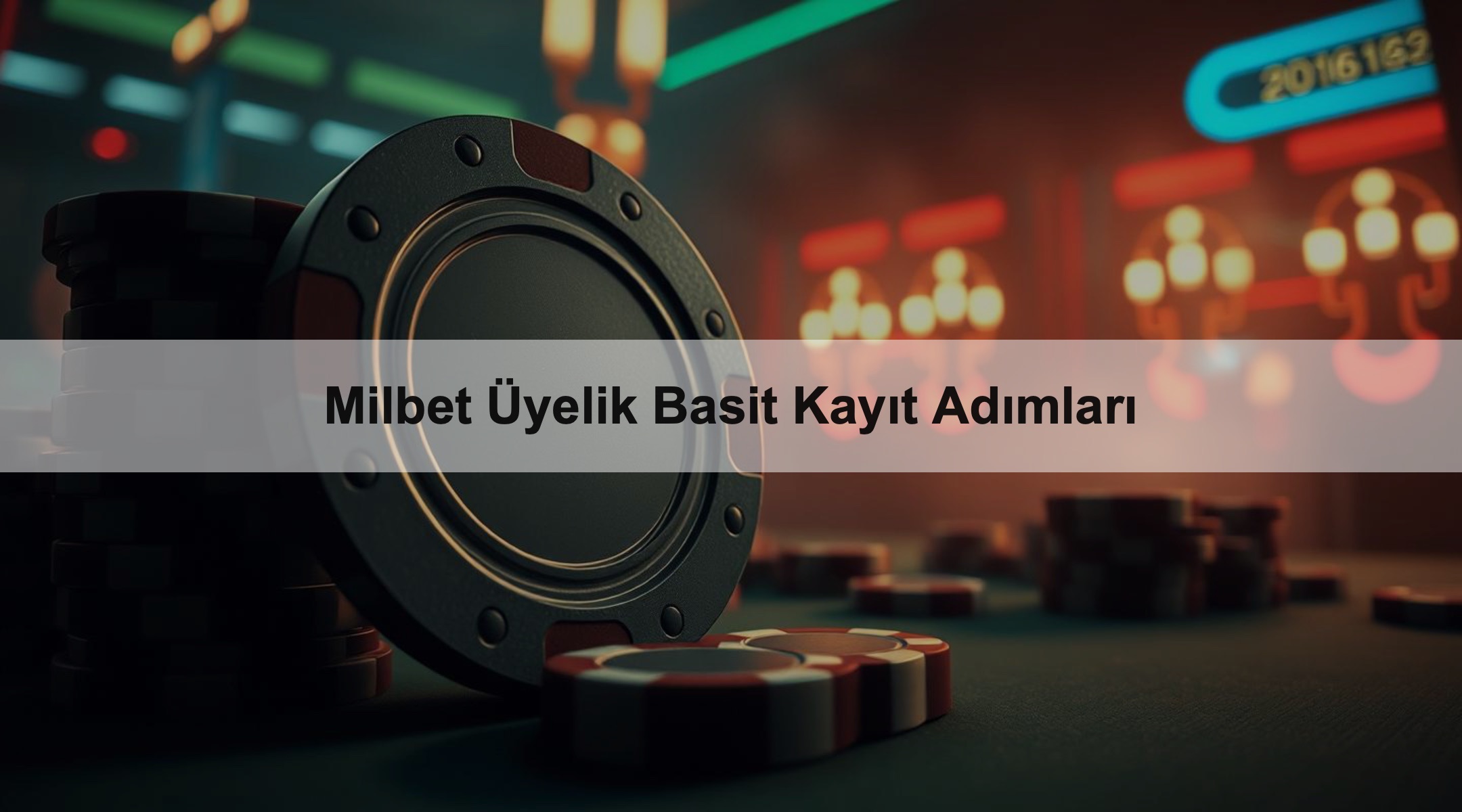 Milbet Üyelik Basit Kayıt Adımları