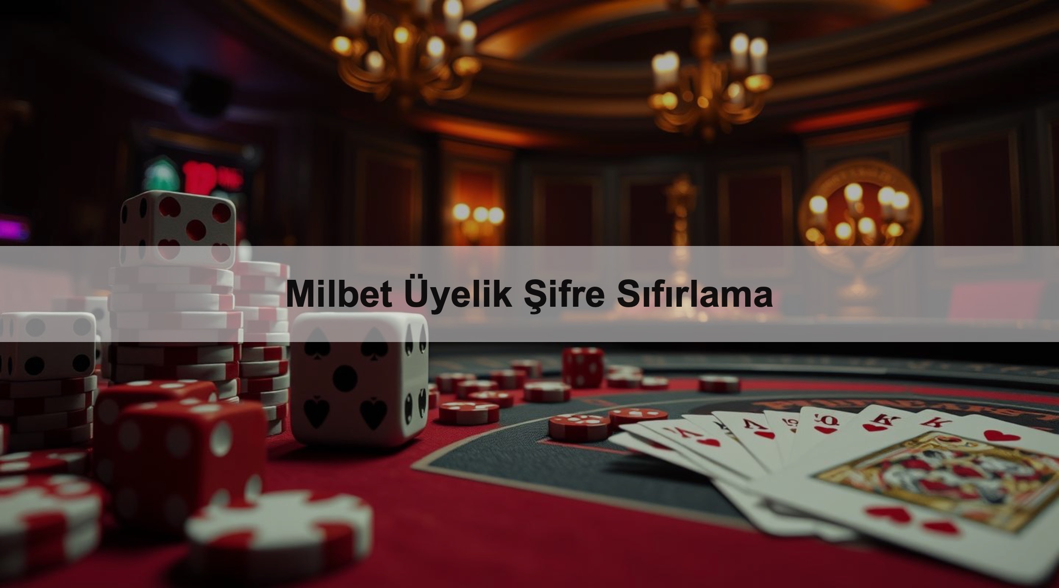 Milbet Üyelik Şifre Sıfırlama